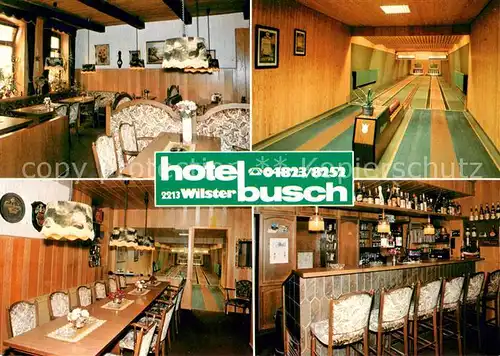 Wilster Hotel Busch Restaurant Bar Kegelbahn Wilster