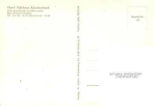 Wisch_Luehe Hotel Faehrhaus Kirschenland Wisch_Luehe