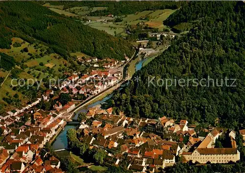 Wolfach Fliegeraufnahme mit Kinzigtal Wolfach