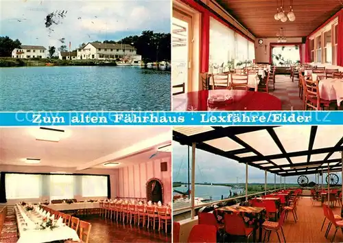 Wrohm_Dithmarschen Zum alten Faehrhaus Lexfaehre Eider Gastraeume Wrohm Dithmarschen