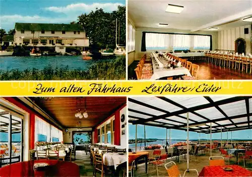 Wrohm_Dithmarschen Zum alten Faehrhaus Lexfaehre Eider Gastraeume Wrohm Dithmarschen