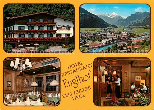 Zell_Ziller_Tirol Hotel Restaurant Englhof Panorama Zillertaler Alpen Zell_Ziller_Tirol