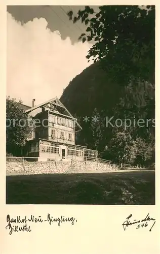 Zillertal_Tirol Gasthof Neu Ginzling Zillertal_Tirol