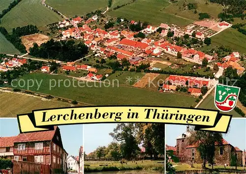 AK / Ansichtskarte Eisenach_Thueringen OT Lerchenberg mit Madelungen Stregda Berteroda Neukirchen Fliegeraufnahme Eisenach Thueringen