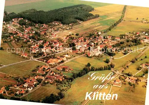 AK / Ansichtskarte Klitten Fliegeraufnahme Klitten