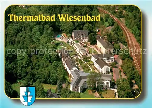 AK / Ansichtskarte Wiesenbad Thermalbad Rehaklinik Minquidi Fliegeraufnahme Wiesenbad