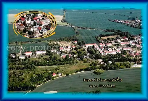 AK / Ansichtskarte Rositz Fliegeraufnahmen Rositz