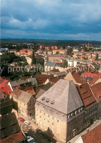 AK / Ansichtskarte Pirna Blick vom Turm der Marienkirche auf die Stadt Pirna