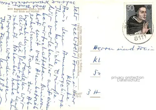 AK / Ansichtskarte Bayersoien_Bad Fliegeraufnahme mit Hoerndl Bayersoien_Bad