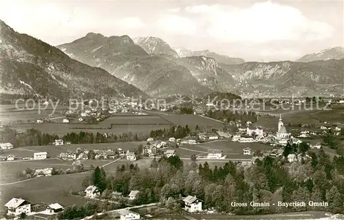 AK / Ansichtskarte Grossgmain Fliegeraufnahme Grossgmain