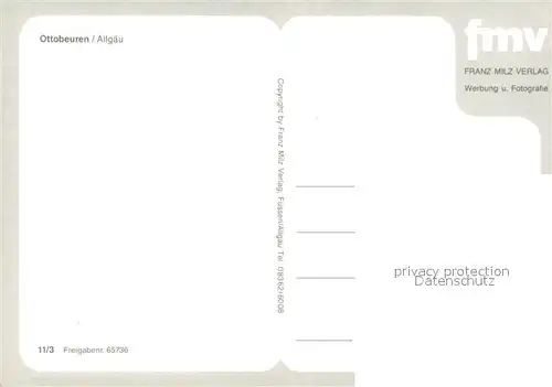 AK / Ansichtskarte Ottobeuren Fliegeraufnahme mit Benediktinerabtei Ottobeuren