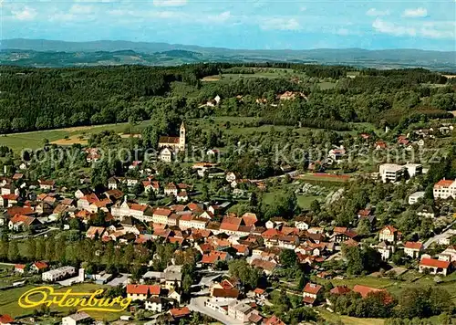 AK / Ansichtskarte Ortenburg Fliegeraufnahme mit Schloss und Wildpark Ortenburg