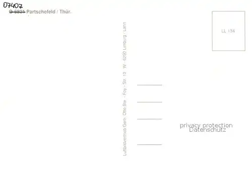 AK / Ansichtskarte Uhlstaedt Kirchhasel OT Partschefeld Fliegeraufnahme  Uhlstaedt Kirchhasel