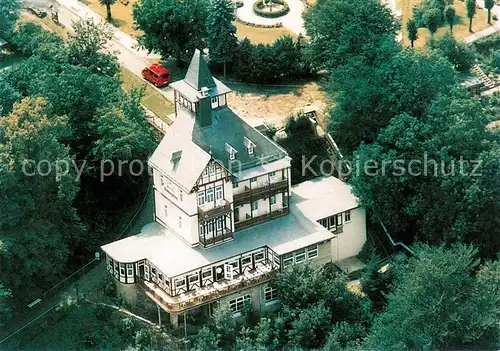 AK / Ansichtskarte Schwarzburg_Thueringer_Wald Hotel Schwarzaburg Fliegeraufnahme  Schwarzburg_Thueringer