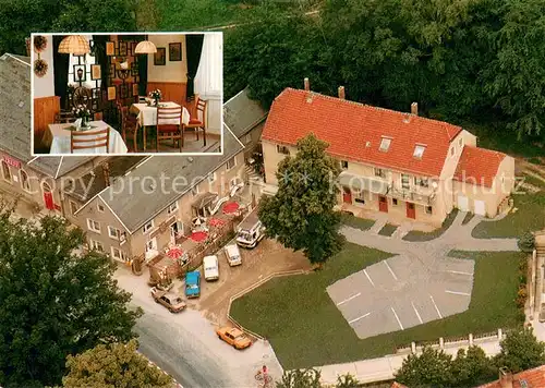 AK / Ansichtskarte Eschdorf_Schoenfeld Weissig Fliegeraufnahme Gaststaette mit Restaurant und Saal Eschdorf