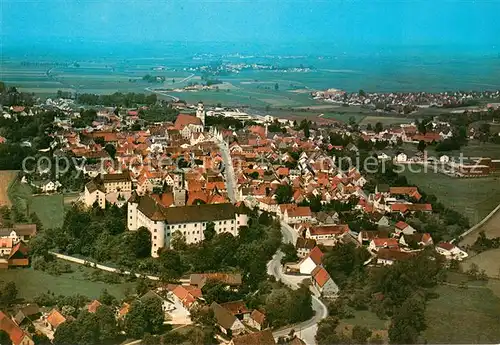 AK / Ansichtskarte Hoechstaedt_Donau Fliegeraufnahme Hoechstaedt_Donau