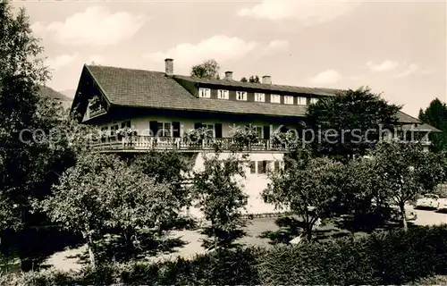 AK / Ansichtskarte Bad_Wiessee Fremdenheim Jaegerheim Bad_Wiessee