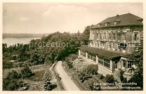 AK / Ansichtskarte Assenhausen_Starnbergersee Exerzitienhaus Rottmannshoehe Assenhausen