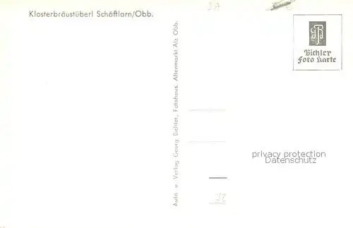 AK / Ansichtskarte Schaeftlarn Klosterbraeustueberl Restaurant Schaeftlarn