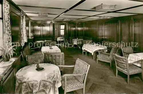 AK / Ansichtskarte Schluchsee Hotel Schiff Restaurant Salon Schluchsee