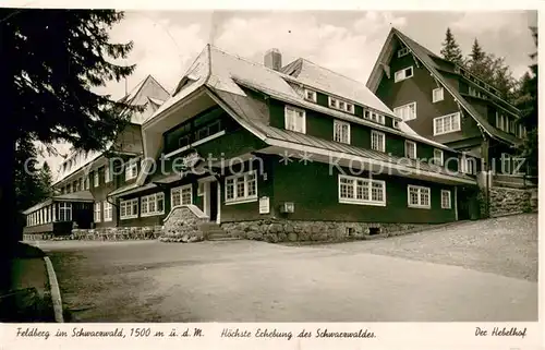 AK / Ansichtskarte Feldberg_Schwarzwald Hebelhof Feldberg Schwarzwald