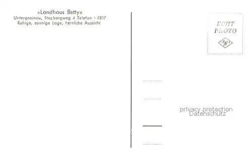 AK / Ansichtskarte Untergrainau Landhaus Betty Untergrainau