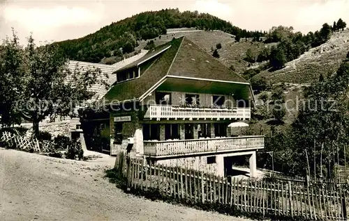 AK / Ansichtskarte Rollsbach Gasthaus Pension Auerhahn im Schwarzwald Rollsbach