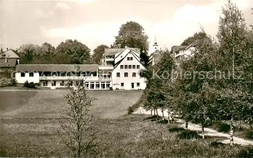 AK / Ansichtskarte Koenigsfeld_Schwarzwald Gaestehaus der Bruedergemeine Vogelnest Koenigsfeld Schwarzwald