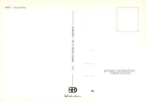 AK / Ansichtskarte Basel_BS Fliegeraufnahme Basel_BS