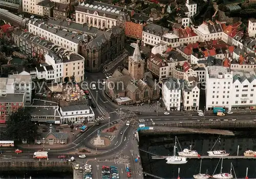 AK / Ansichtskarte St_Peter_Port Aerial view of Town Church St_Peter_Port