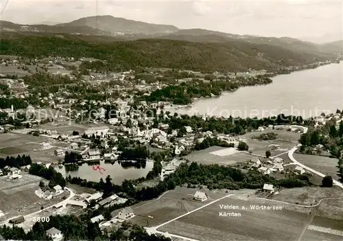 AK / Ansichtskarte Velden_Woerthersee Fliegeraufnahme Velden Woerthersee