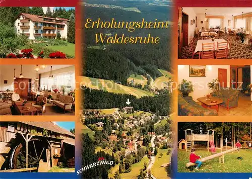 AK / Ansichtskarte Vesperweiler Christliches Erholungsheim Waldesruhe im Schwarzwald Kinderspielplatz Vesperweiler