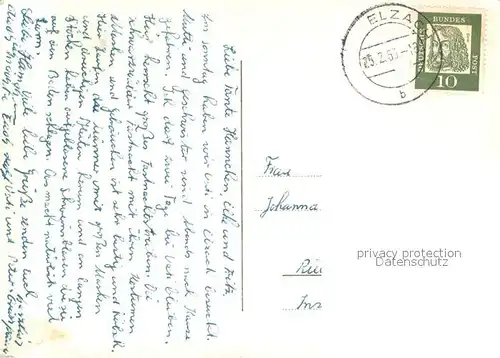 AK / Ansichtskarte Elzach Gesamtansicht Landschaftspanorama Schwarzwald Trachten Wappen Elzach