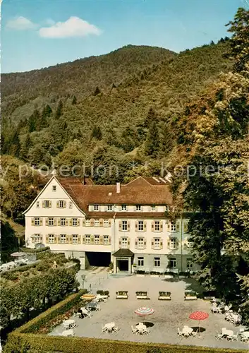 AK / Ansichtskarte Bad_Sulzbach Thermalbad Sulzbach Muentner Schumann Heim im Renchtal Bad_Sulzbach