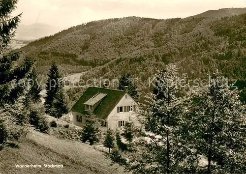 AK / Ansichtskarte Wies_Wiesental Wanderheim Stockmatt Schwarzwald Wies Wiesental
