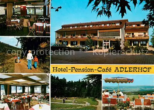 AK / Ansichtskarte Straubenhardt Hotel Pension Cafe Adlerhof Schwanner Warte Straubenhardt