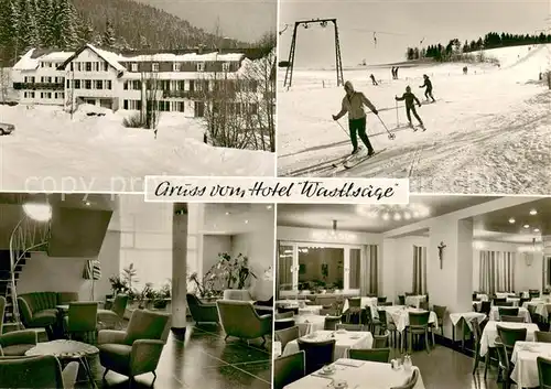 AK / Ansichtskarte Bischofsmais Hotel Wastlsaege Wintersport Bischofsmais