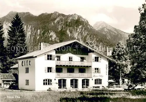 AK / Ansichtskarte Alterschrofen Hotel Restaurant Haus Elke bei den Koenigsschloessern Allgaeuer Alpen Alterschrofen