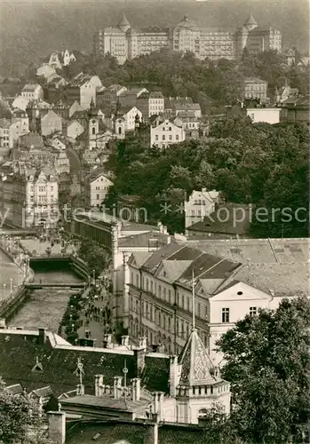 AK / Ansichtskarte Karlovy_Vary_Karlsbad Kolonnade der Tschechoslowakisch Sowjetischen Freundschaft Hotel Imperial 