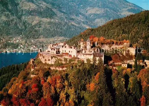 AK / Ansichtskarte Landskron_Kaernten Ruine Landskron am Ossiachersee Herbststimmung Landskron Kaernten