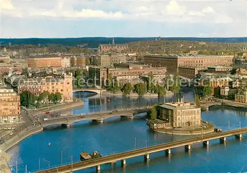 AK / Ansichtskarte Stockholm View of Tegelbacken Stockholm