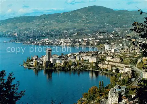 AK / Ansichtskarte Territet_Montreux Clarens et Mont Pelerin Lac Leman Genfersee Territet Montreux