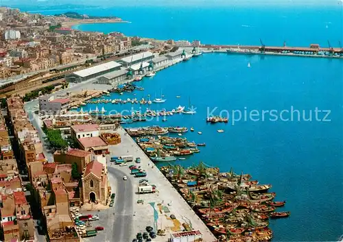 AK / Ansichtskarte Tarragona El puerto vista aerea Tarragona