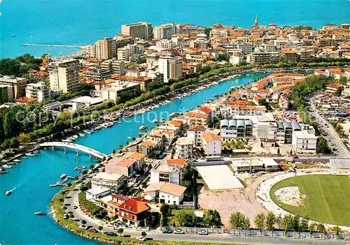 AK / Ansichtskarte Grado_Gorizia Canale della Schiusa Kanal Fliegeraufnahme Grado Gorizia