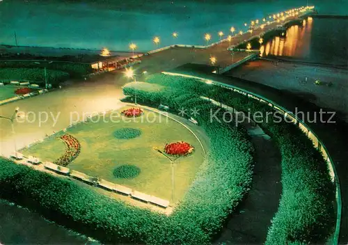 AK / Ansichtskarte Sopot Mole Nachtaufnahme Sopot