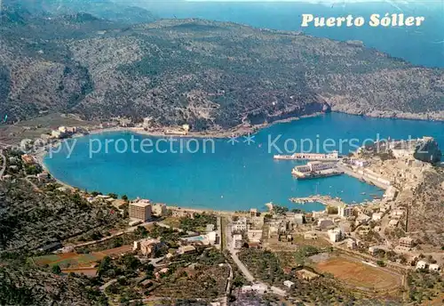 AK / Ansichtskarte Puerto_Soller_Mallorca Vista aerea del puerto Puerto_Soller_Mallorca