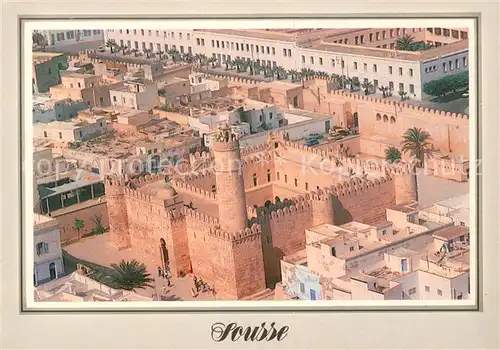 AK / Ansichtskarte Sousse Le Ribat IXe siecle vue aerienne Sousse