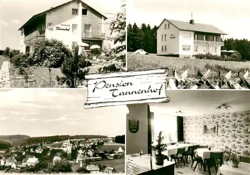 AK / Ansichtskarte Luetzenhardt Pension Tannenhof im Schwarzwald Luetzenhardt