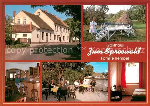 AK / Ansichtskarte Alt_Zauche Gasthaus Zum Spreewald Alt_Zauche