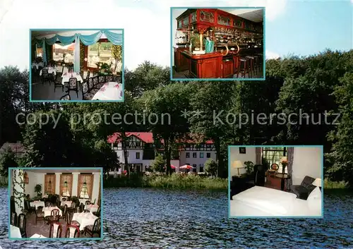AK / Ansichtskarte Lanke Restaurant Hotel Seeschloss Lanke